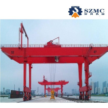 U Type Double Girder Electric Container Gantry Crane with Trolley Widely Applied in Wharf, Harbor